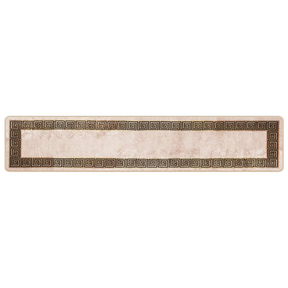 vidaXL Rug Runner MARSA Black 50 x 250 cm Polyester and PVC