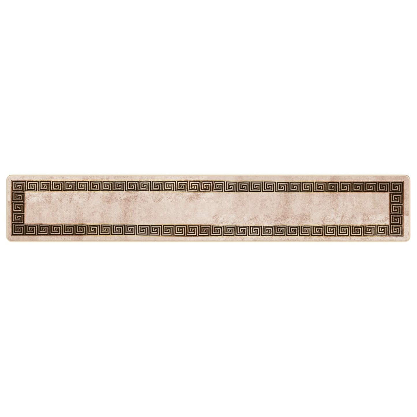 vidaXL Rug Runner MARSA Black 50 x 300 cm Polyester and PVC