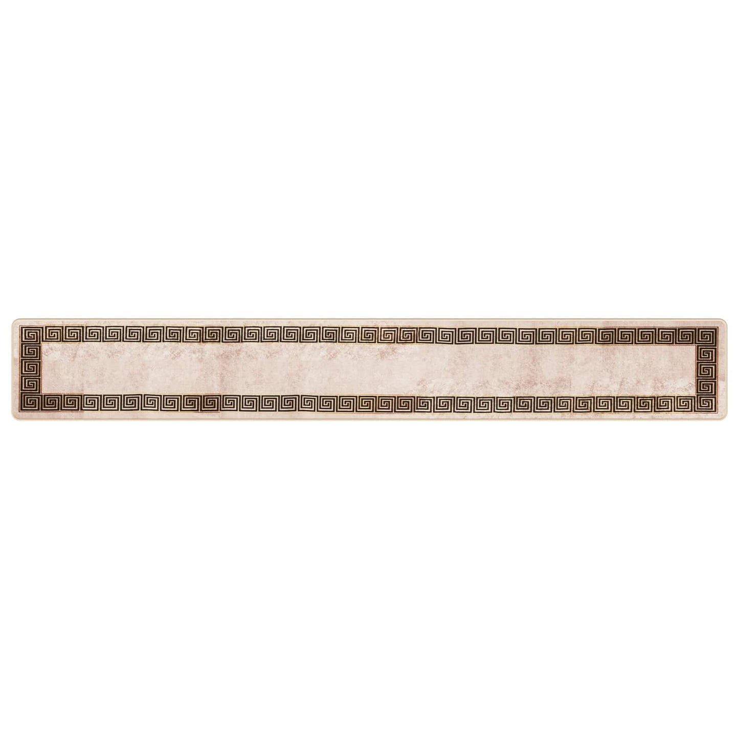 vidaXL Rug Runner MARSA Black 50 x 350 cm Polyester and PVC