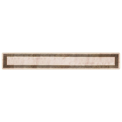 vidaXL Rug Runner MARSA Black 50 x 350 cm Polyester and PVC