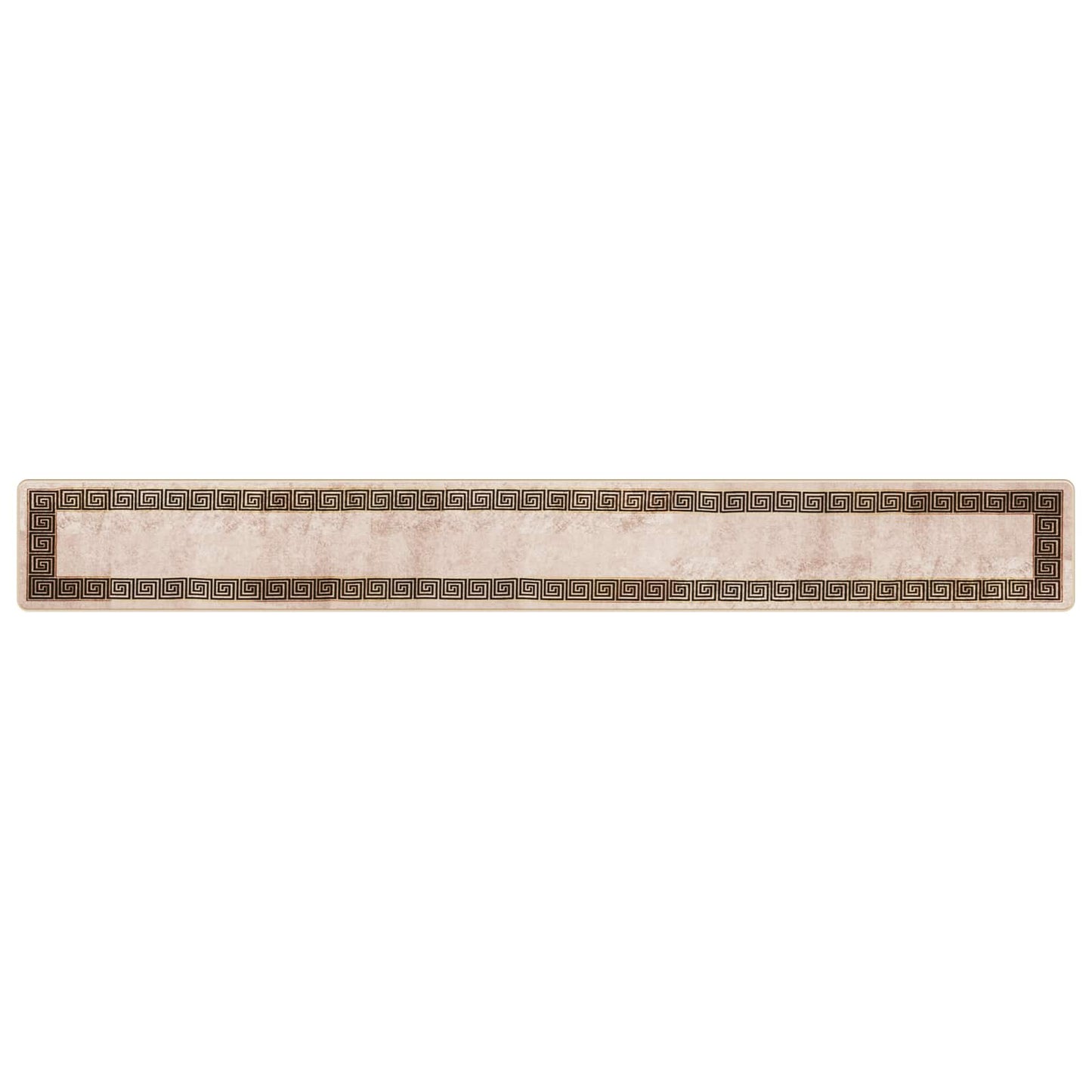 vidaXL Rug Runner MARSA Black 50 x 400 cm Polyester and PVC