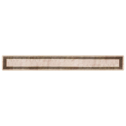 vidaXL Rug Runner MARSA Black 50 x 400 cm Polyester and PVC