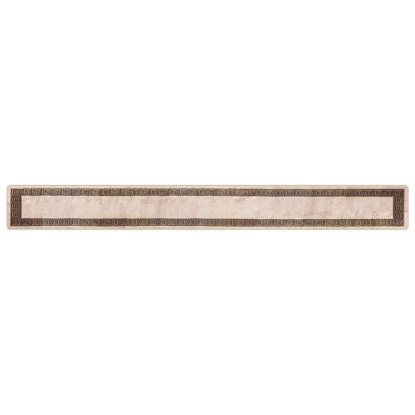 vidaXL Rug Runner MARSA Black 50 x 450 cm Polyester and PVC