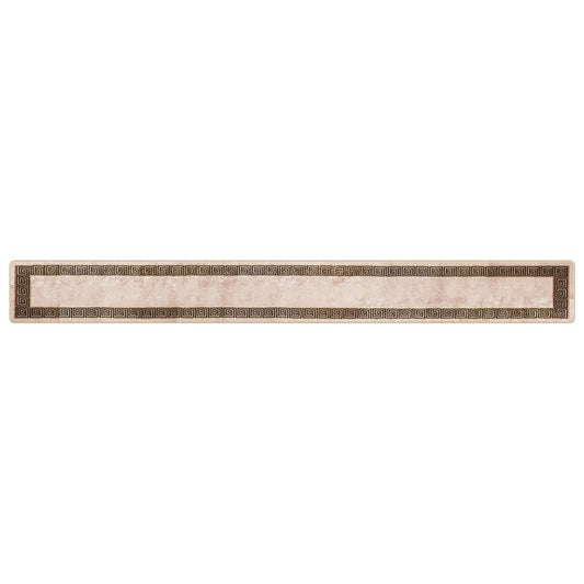 vidaXL Rug Runner MARSA Black 50 x 450 cm Polyester and PVC