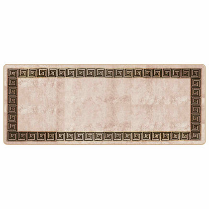 vidaXL Rug Runner MARSA Black 80 x 200 cm Polyester and PVC