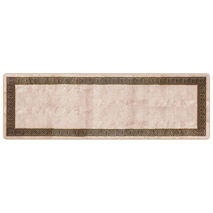vidaXL Rug Runner MARSA Black 80 x 250 cm Polyester and PVC