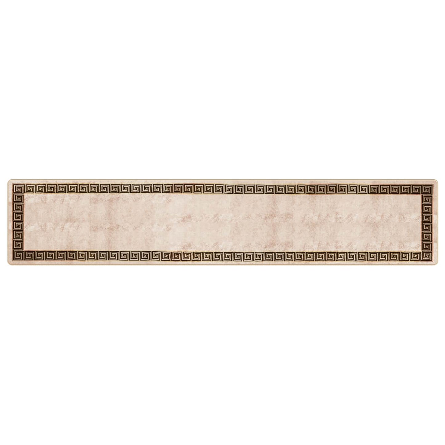 vidaXL Rug Runner MARSA Black 80 x 400 cm Polyester and PVC