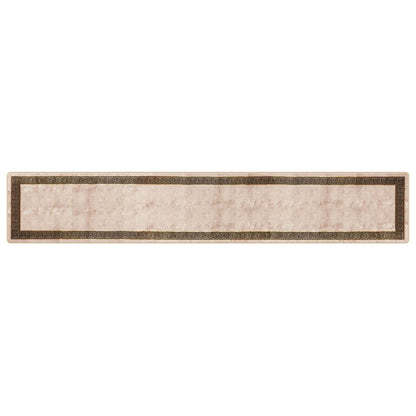 vidaXL Rug Runner MARSA Black 80 x 450 cm Polyester and PVC