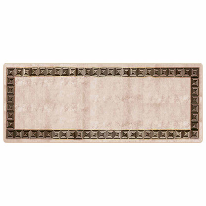 vidaXL Rug Runner MARSA Black 100 x 250 cm Polyester and PVC