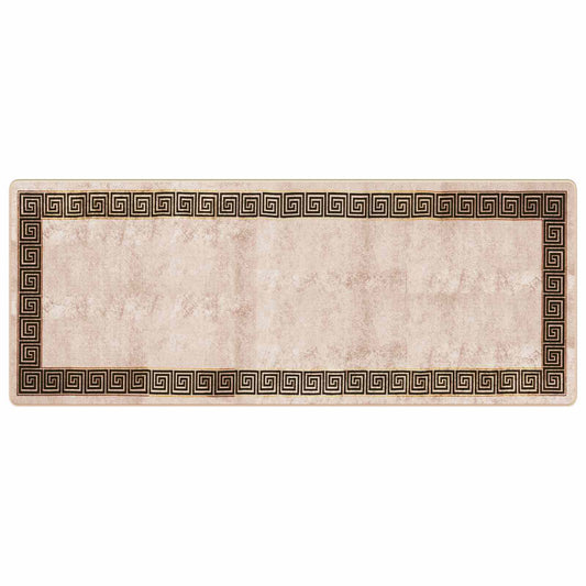 vidaXL Rug Runner MARSA Black 100 x 250 cm Polyester and PVC