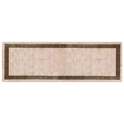 vidaXL Rug Runner MARSA Black 100 x 300 cm Polyester and PVC