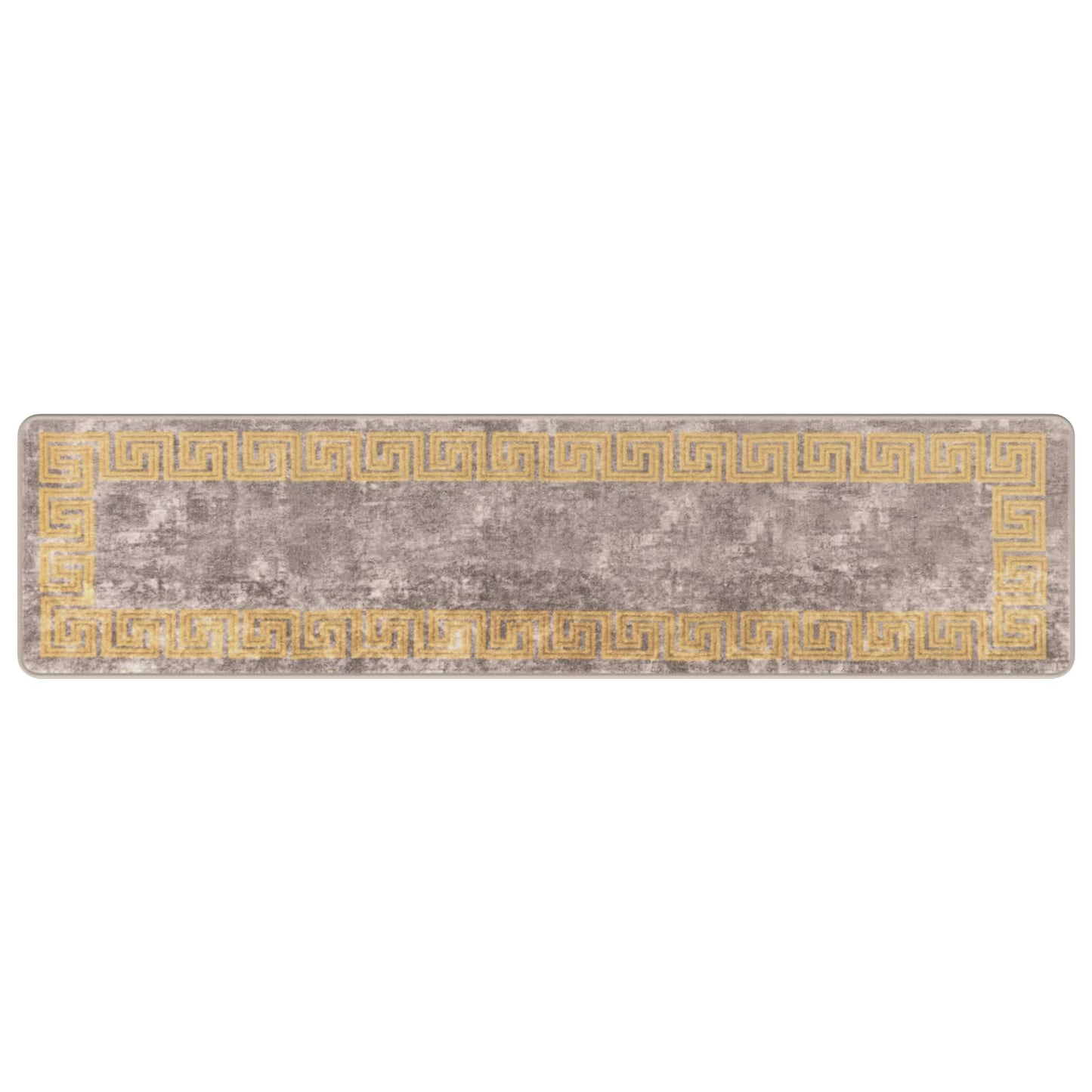 vidaXL Rug Runner MARSA Grey 50 x 200 cm Polyester and PVC