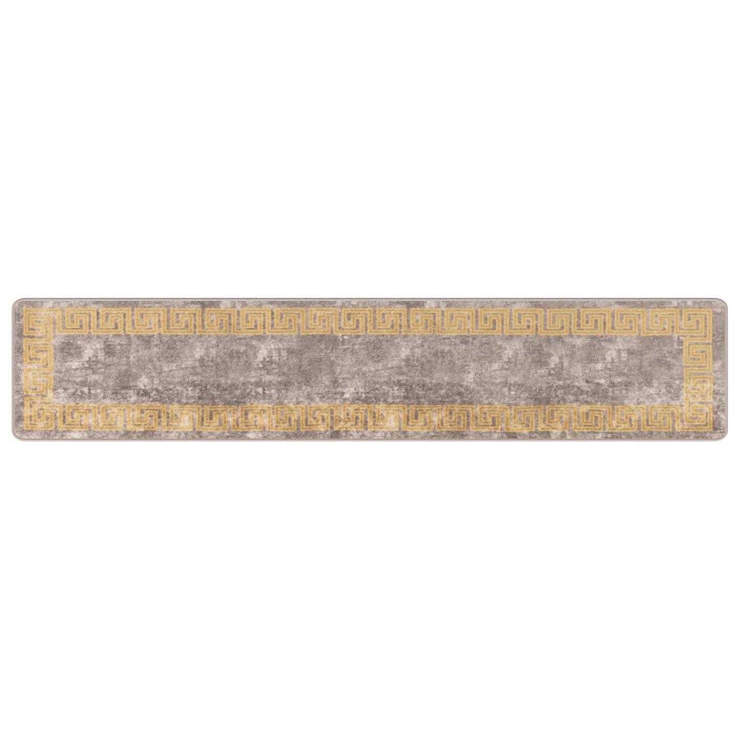 vidaXL Rug Runner MARSA Grey 50 x 250 cm Polyester and PVC