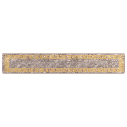 vidaXL Rug Runner MARSA Grey 50 x 300 cm Polyester and PVC