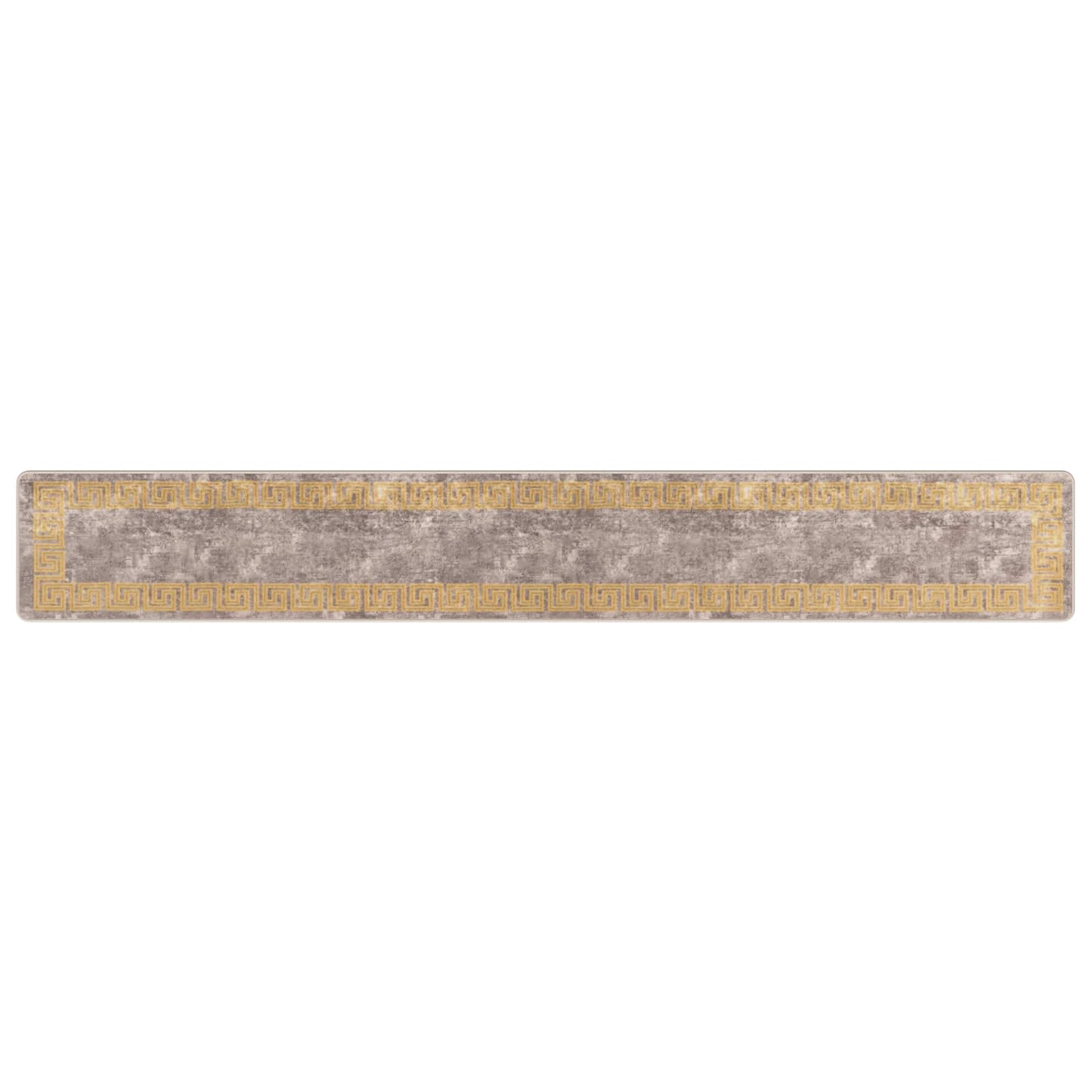 vidaXL Rug Runner MARSA Grey 50 x 350 cm Polyester and PVC