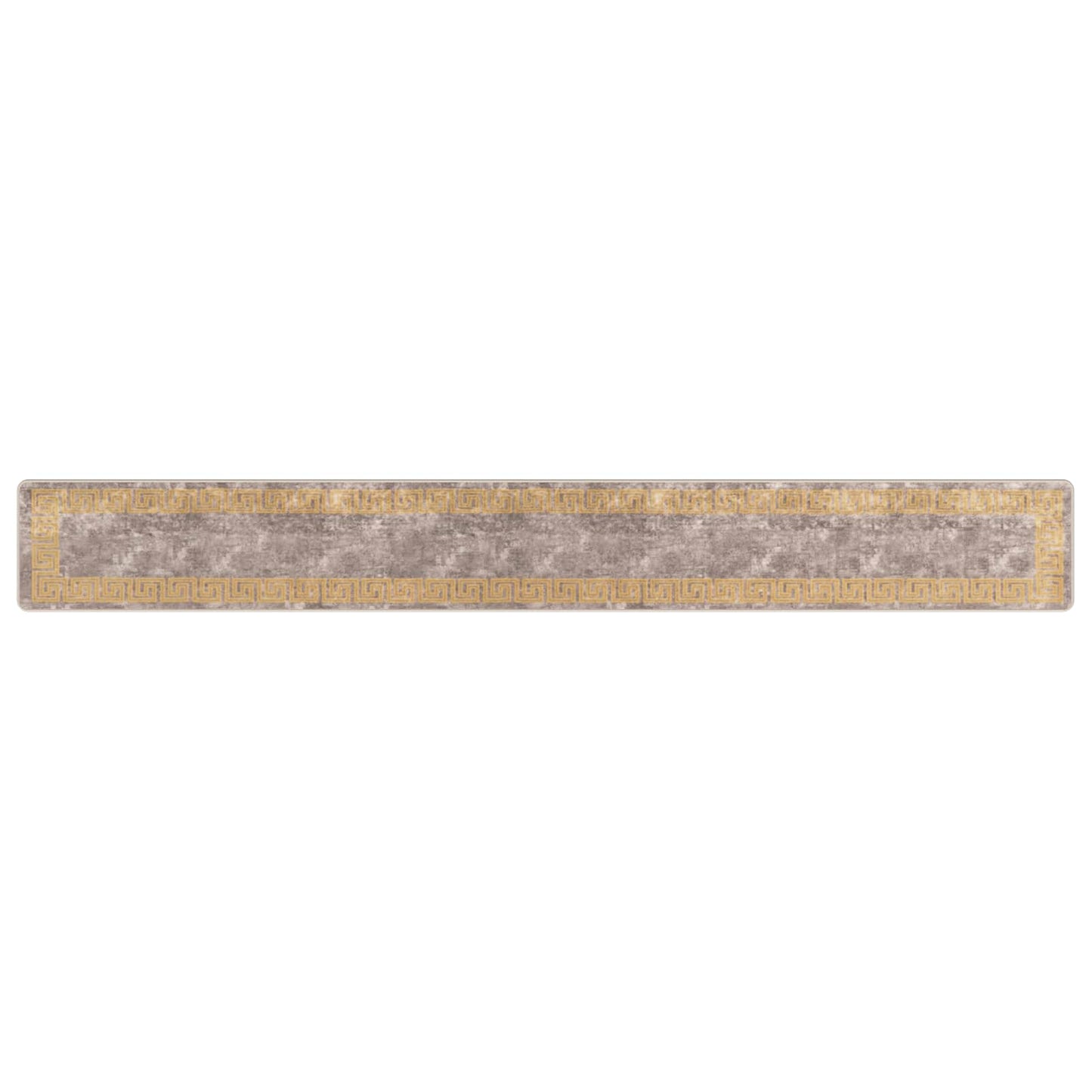 vidaXL Rug Runner MARSA Grey 50 x 400 cm Polyester and PVC