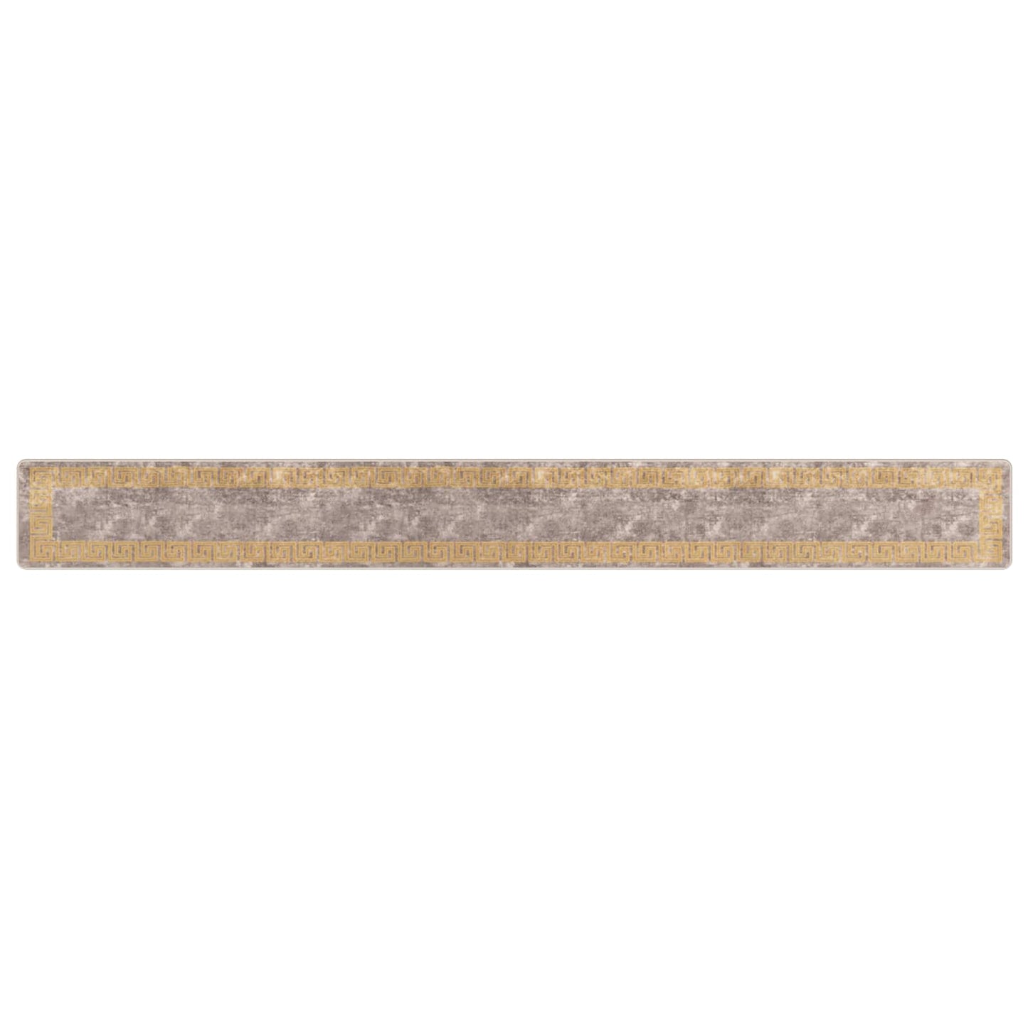 vidaXL Rug Runner MARSA Grey 50 x 450 cm Polyester and PVC