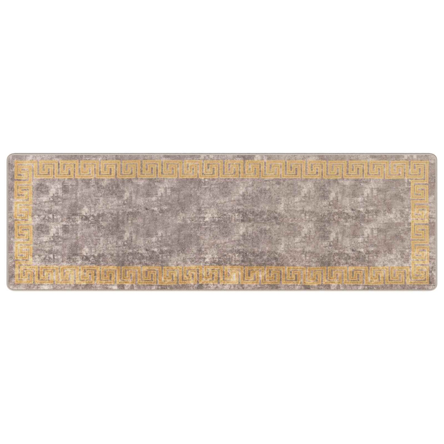 vidaXL Rug Runner MARSA Grey 80 x 250 cm Polyester and PVC