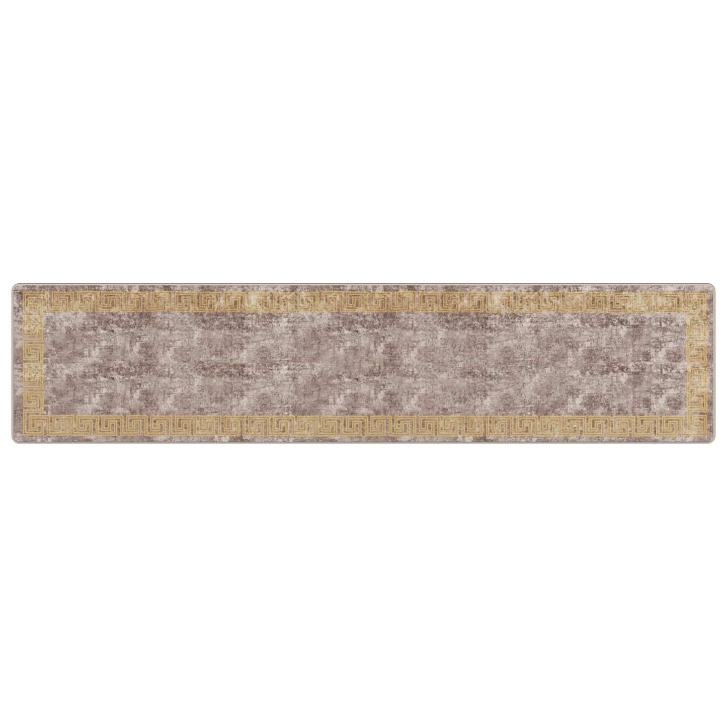 vidaXL Rug Runner MARSA Grey 80 x 350 cm Polyester and PVC