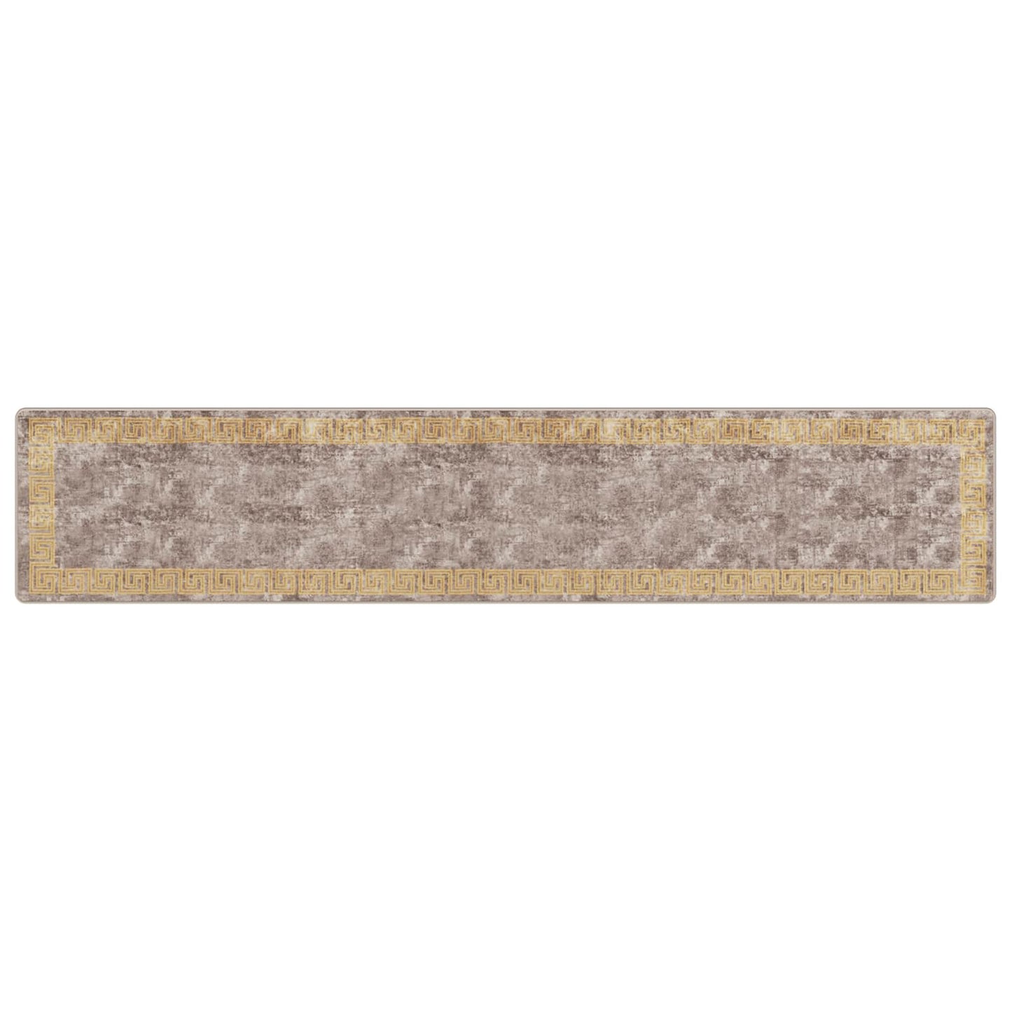 vidaXL Rug Runner MARSA Grey 80 x 400 cm Polyester and PVC