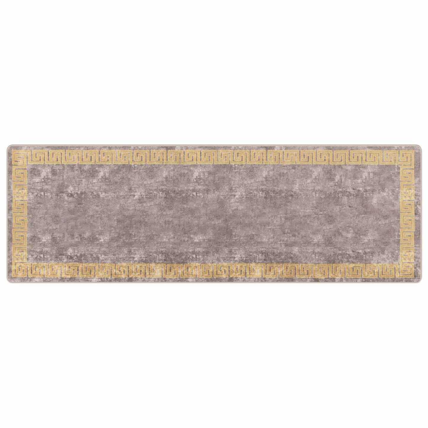 vidaXL Rug Runner MARSA Grey 100 x 300 cm Polyester and PVC