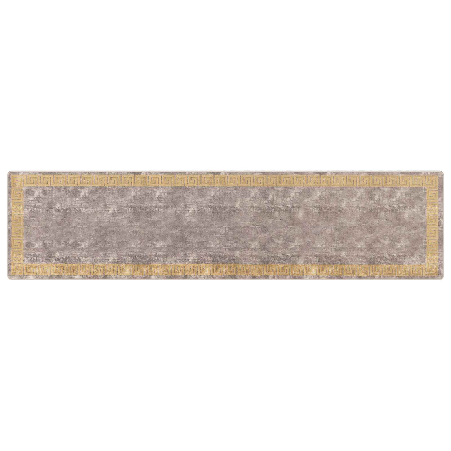 vidaXL Rug Runner MARSA Grey 100 x 400 cm Polyester and PVC