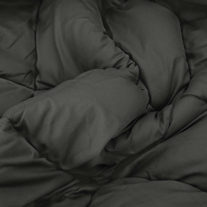 vidaXL Summer Duvet Anthracite 200 x 140 cm Microfiber