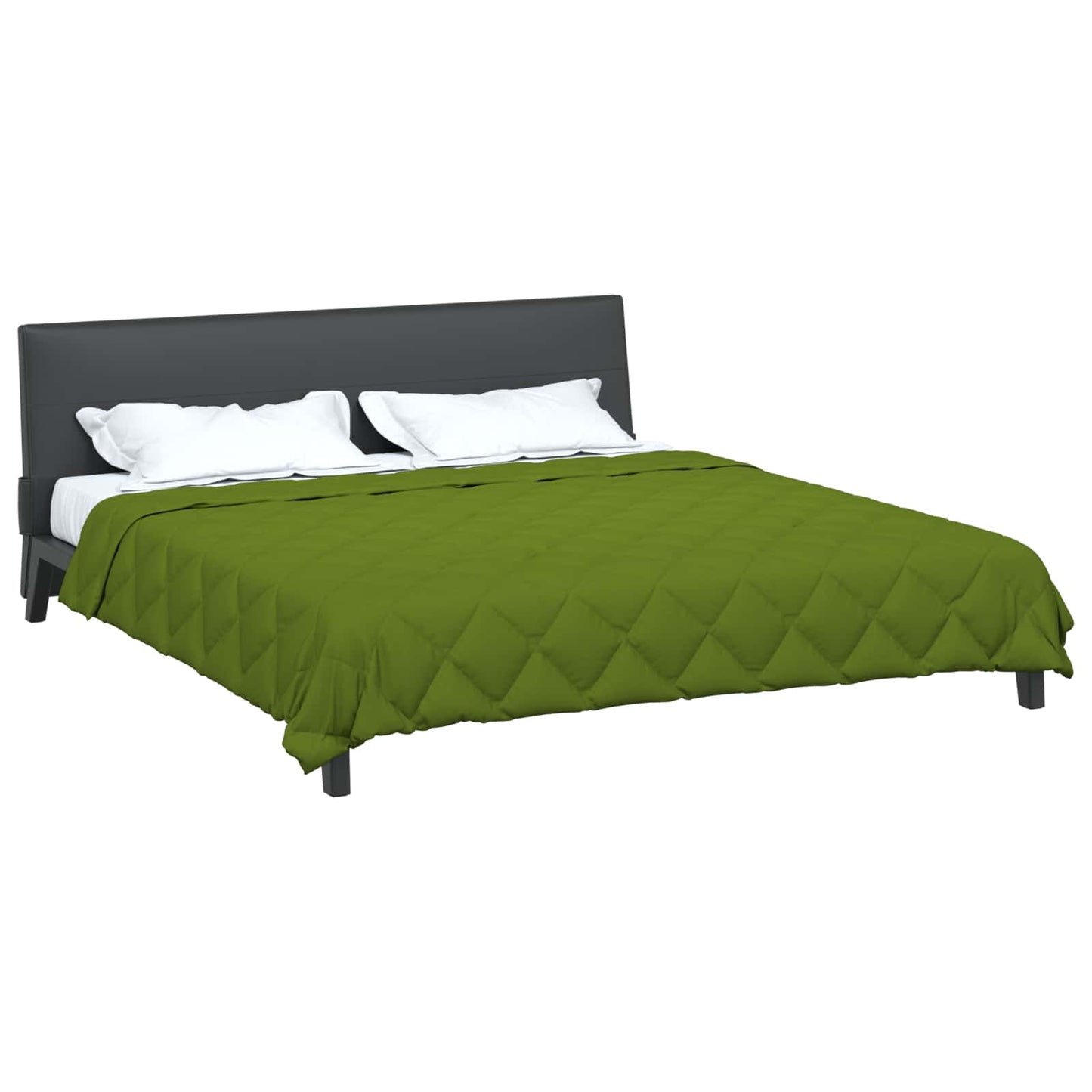 vidaXL Summer Duvet Green 240 x 200 cm Microfiber