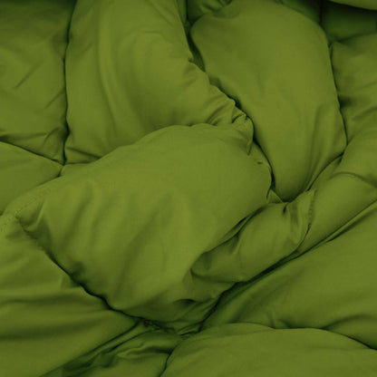 vidaXL Summer Duvet Green and Anthracite 240 x 200 cm Microfiber
