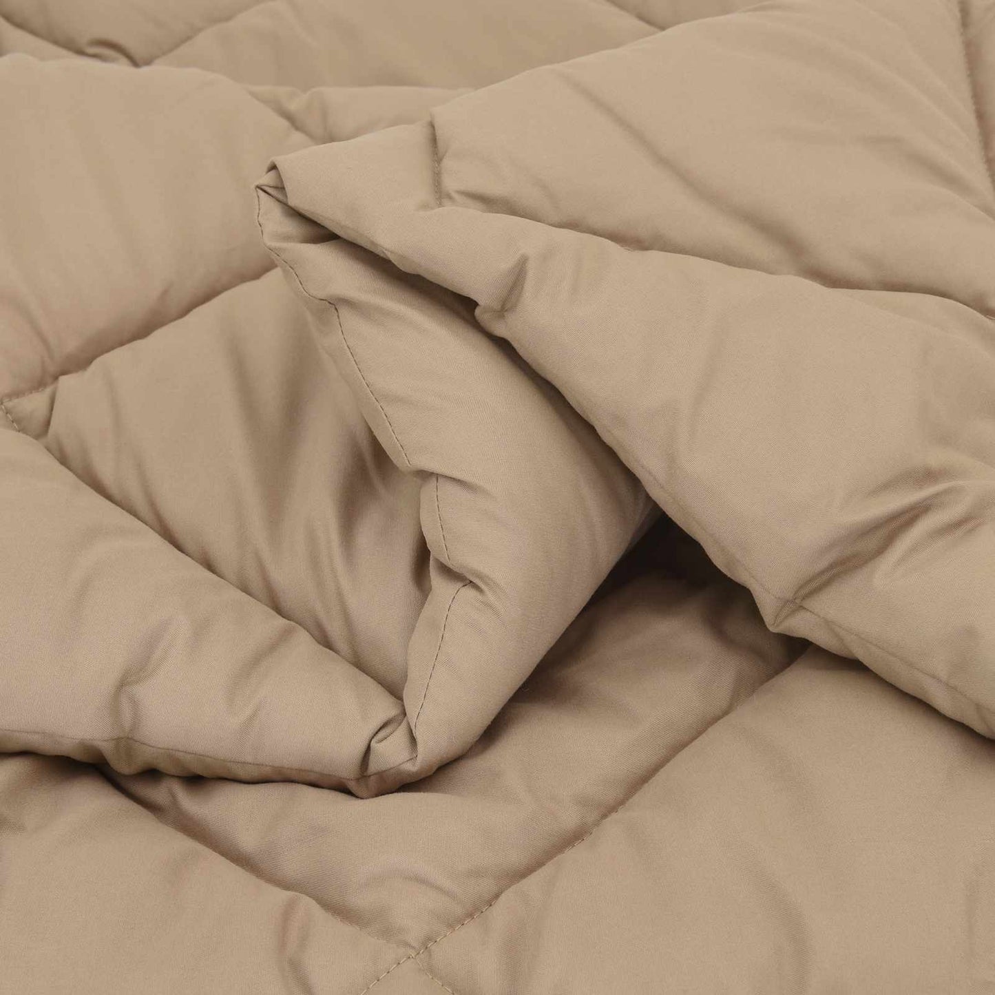 vidaXL Summer Duvet Taupe 200 x 200 cm Microfiber
