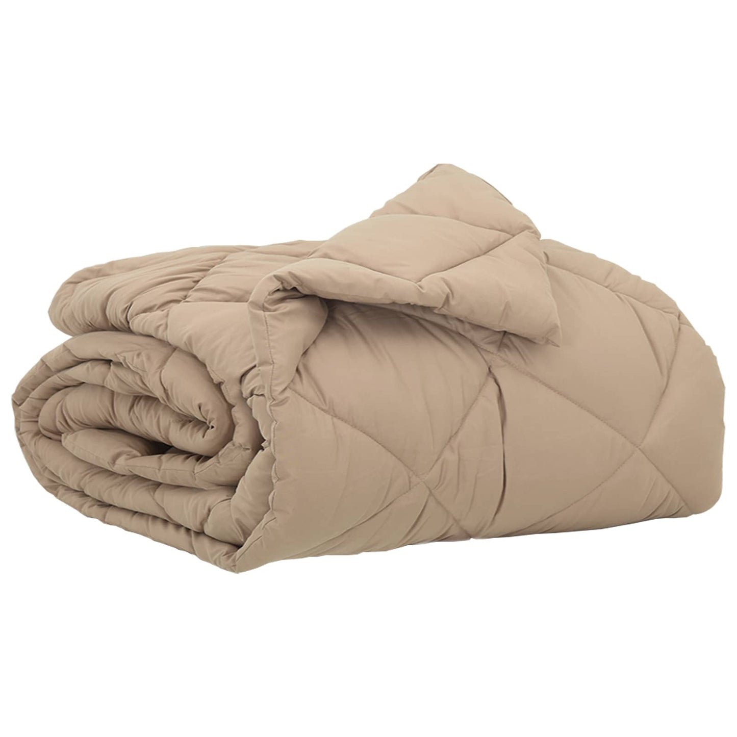 vidaXL Summer Duvet Taupe 220 x 155 cm Microfiber
