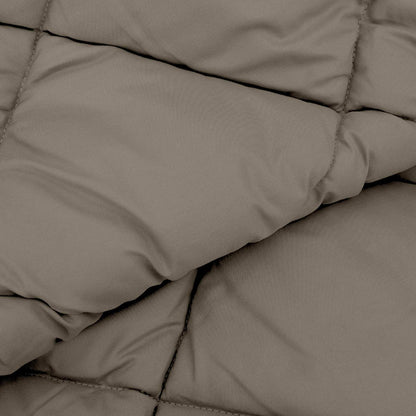 vidaXL Summer Duvet Light Grey 200 x 135 cm Microfiber