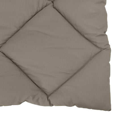 vidaXL Summer Duvet Light Grey 200 x 135 cm Microfiber
