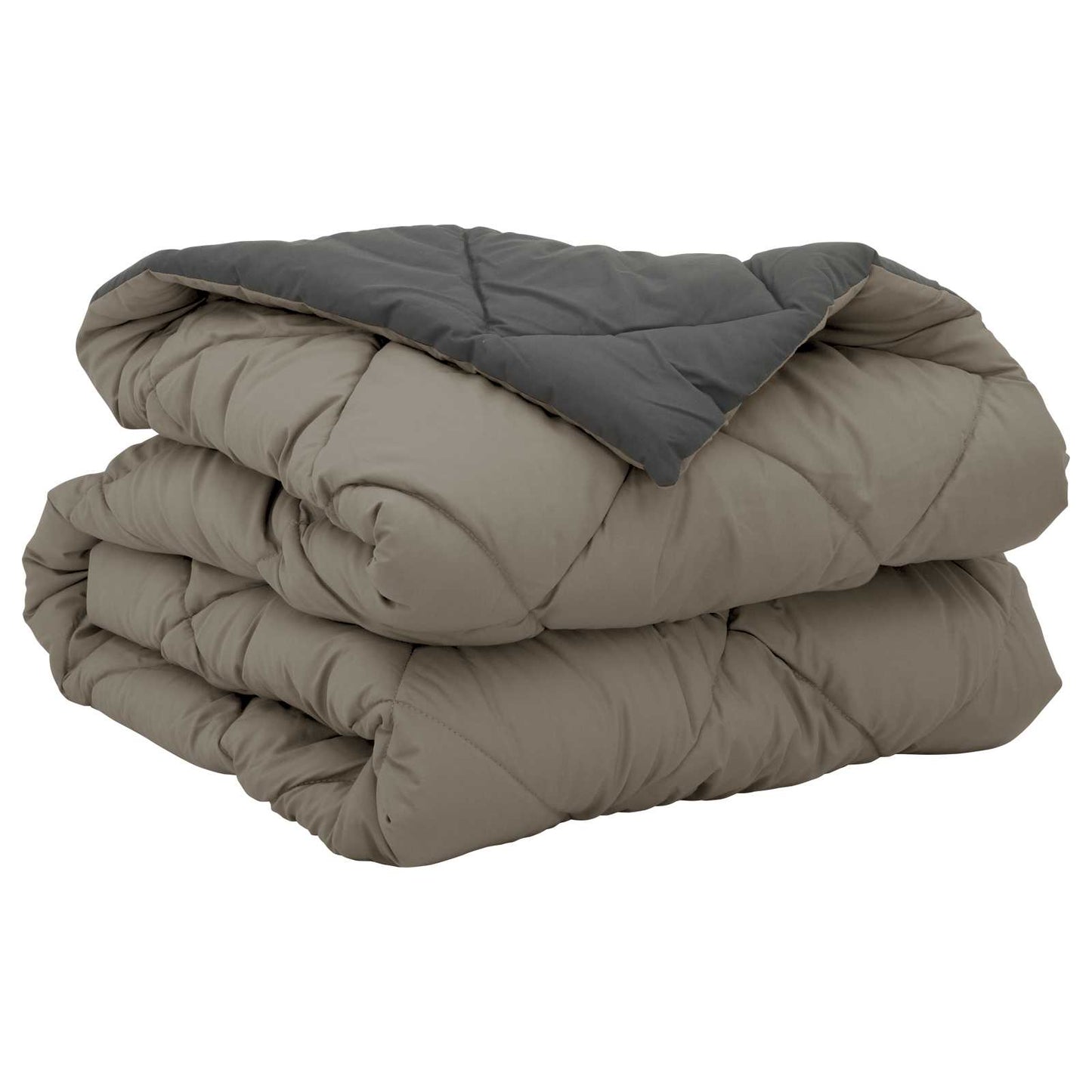 vidaXL Summer Duvet Light Grey and Anthracite 200 x 155 cm Microfiber