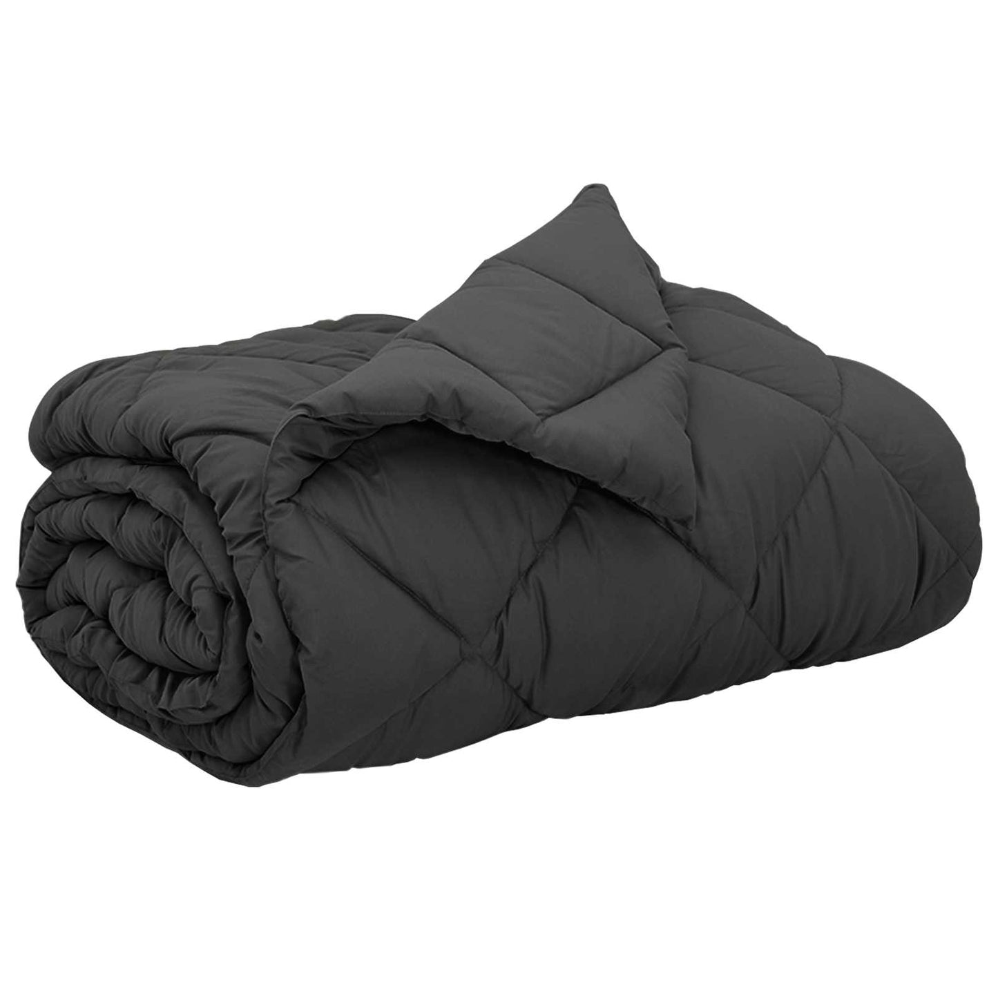 vidaXL Full Year Duvet Anthracite 200 x 200 cm Microfiber