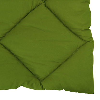 vidaXL Full Year Duvet Green 135 x 200 cm Microfiber