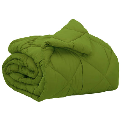 vidaXL Full Year Duvet Green 135 x 200 cm Microfiber