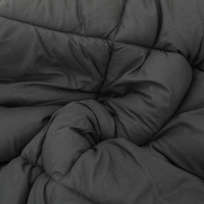 vidaXL Full Year Duvet Green and Anthracite 220 x 260 cm Microfiber