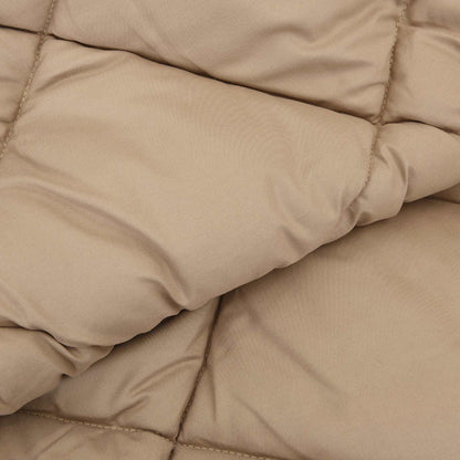 vidaXL Full Year Duvet Taupe 200 x 240 cm Microfiber