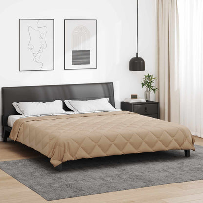 vidaXL Full Year Duvet Taupe 200 x 240 cm Microfiber