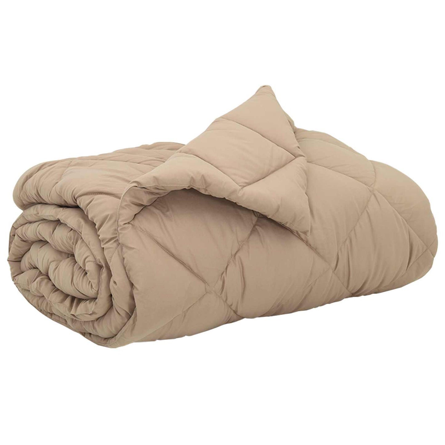 vidaXL Full Year Duvet Taupe 200 x 240 cm Microfiber