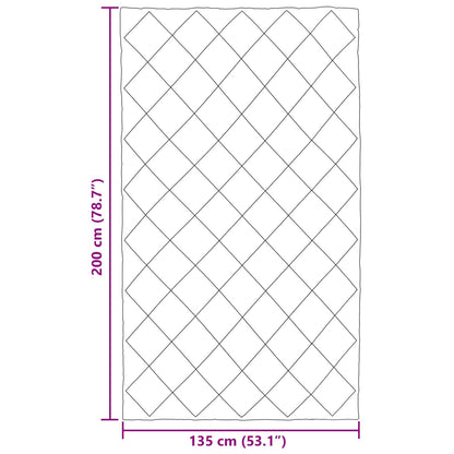 vidaXL Full Year Duvet Light Grey 135 x 200 cm Microfiber