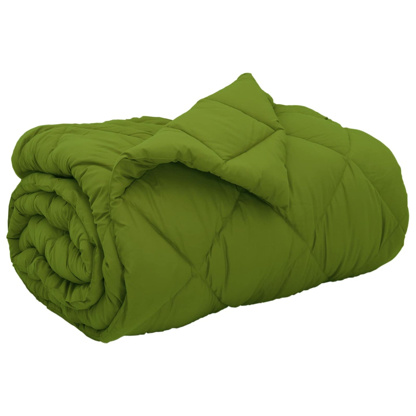 vidaXL Winter Duvet Green 135 x 200 cm Microfiber