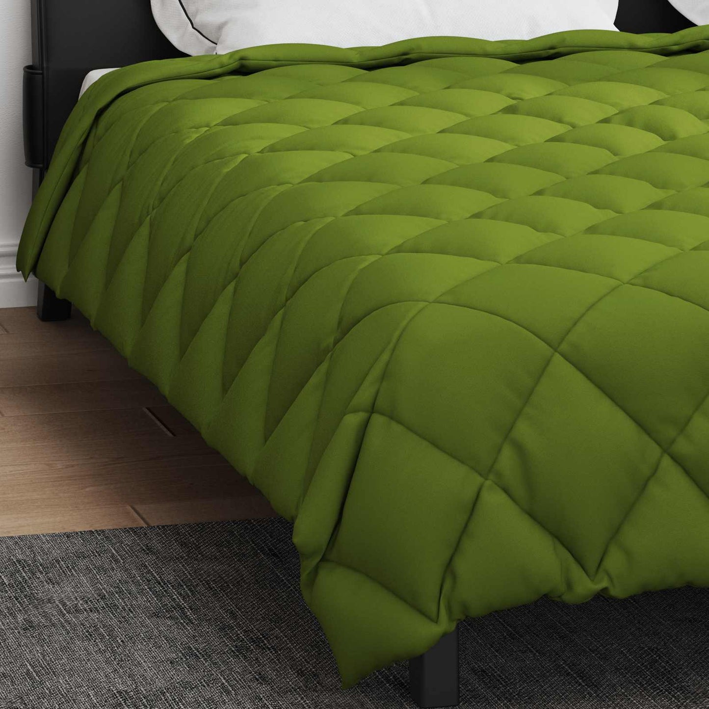 vidaXL Winter Duvet Green 220 x 240 cm Microfiber