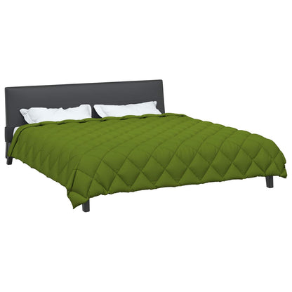 vidaXL Winter Duvet Green 220 x 240 cm Microfiber