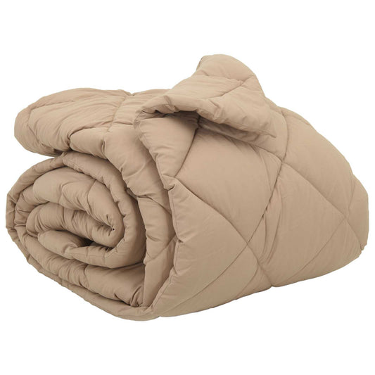 vidaXL Winter Duvet Taupe 200 x 240 cm Microfiber