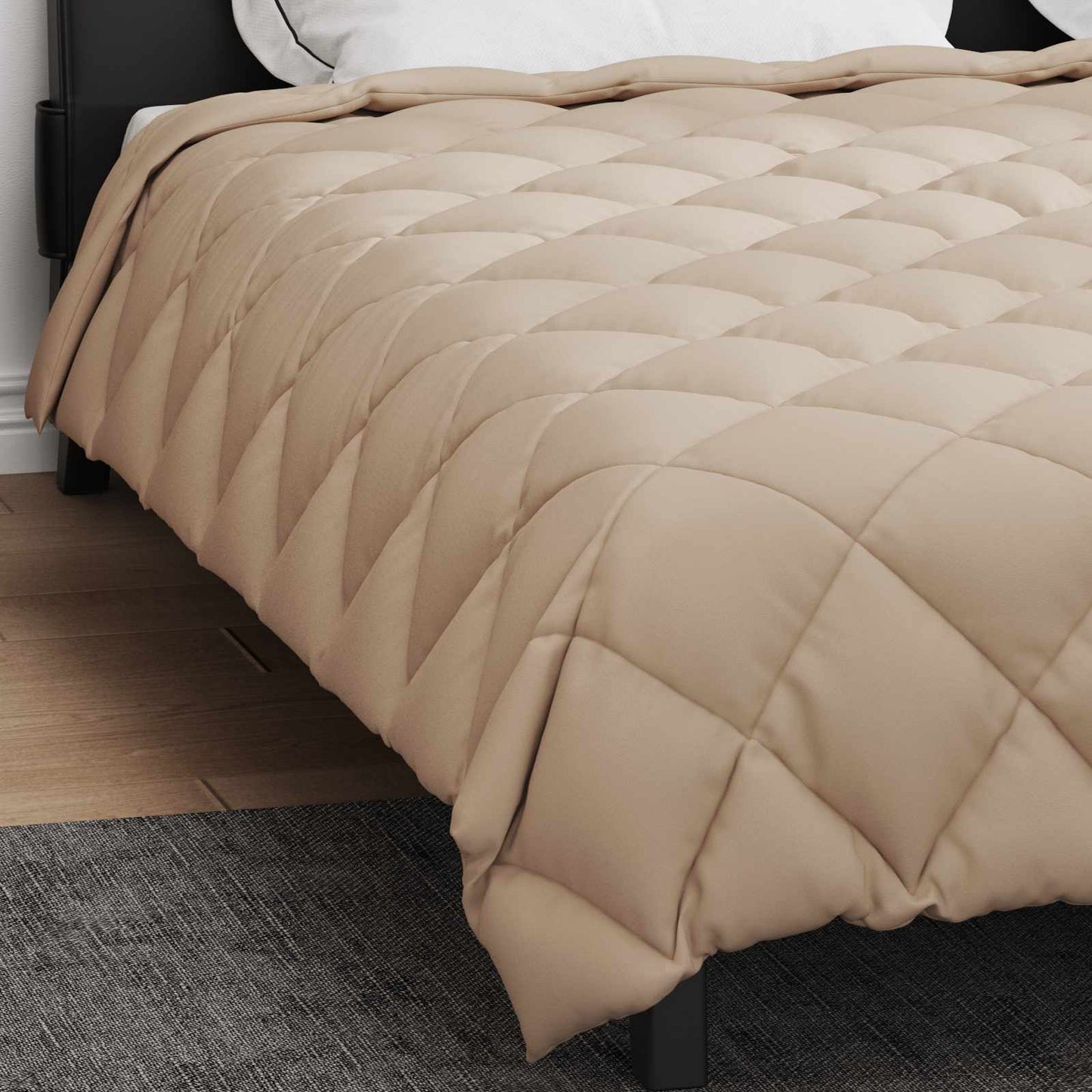 vidaXL Winter Duvet Taupe 200 x 220 cm Microfiber