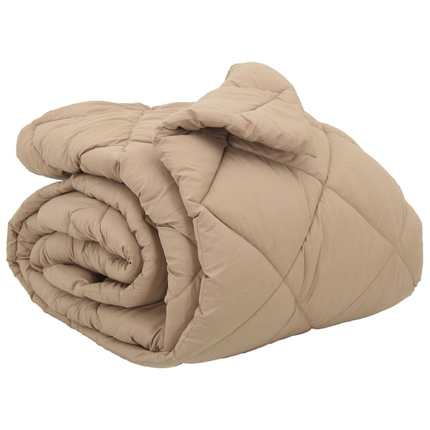 vidaXL Winter Duvet Taupe 240 x 260 cm Microfiber