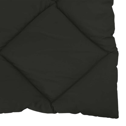 vidaXL Winter Duvet Black 200 x 220 cm Microfiber