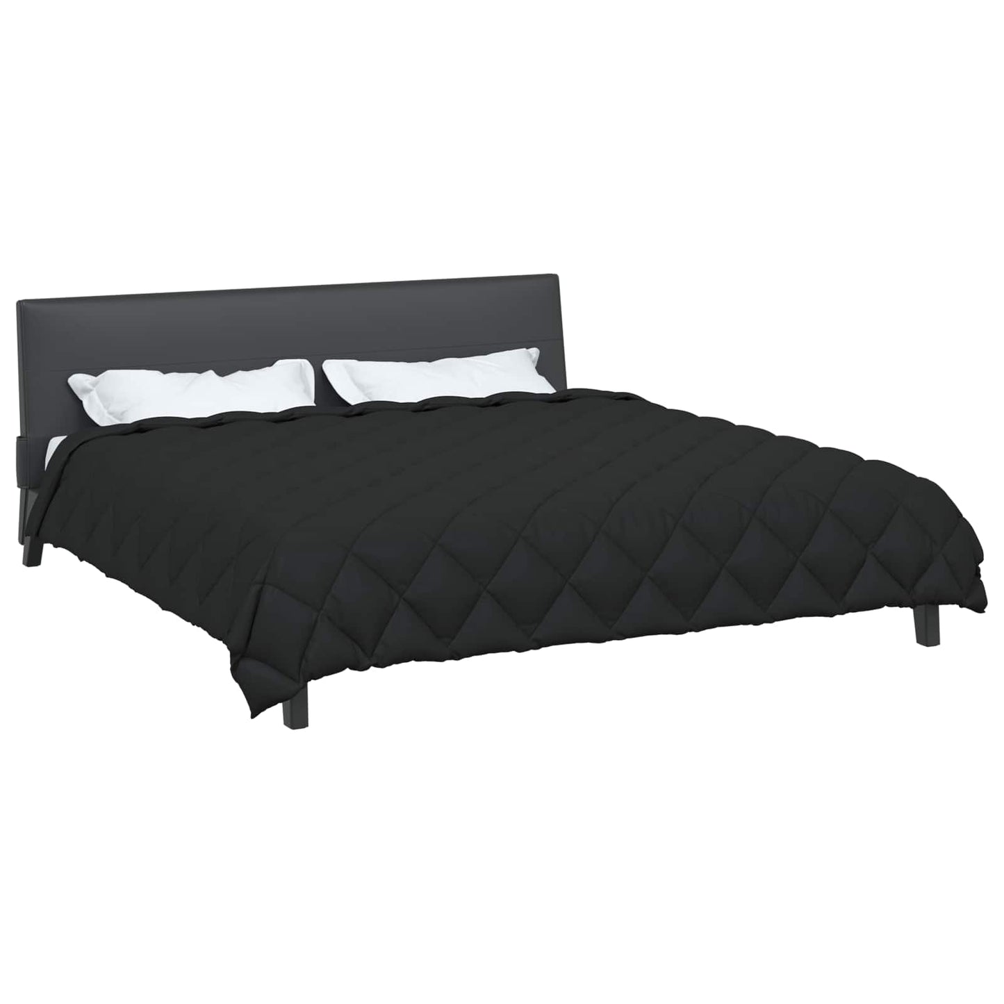 vidaXL Winter Duvet Black 220 x 260 cm Microfiber